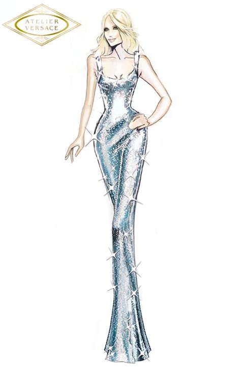 donatella versace belt dress|donatella versace design sketches.